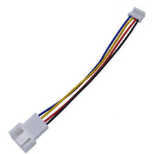 1 шт. видеокарта вентилятор кабель питания 12 см PH2.0 маленький 4Pin до 3Pin/4Pin ПВХ вентилятор кабель адаптер питания кабель провод 2024 - купить недорого