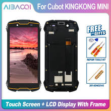 AiBaoQi Brand New Touch Screen+LCD Display+Frame Assembly Replacement For Cubot KingKong Mini Phone 2024 - buy cheap