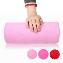 Розовая практичная подушка для рук, подставка для нейл-арта, акриловый УФ-Гель-лак, маникюрный салон, аксессуары для ногтей 2024 - купить недорого