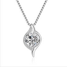 Everoyal colar de cristal geométrico feminino, joia com pingente de gargantilha feminina prata 925 acessórios 2024 - compre barato