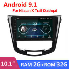 Radio Multimedia con GPS para coche, reproductor de vídeo con Android 10,1, 9,1 pulgadas, 2 din, Wifi, estéreo, para Nissan x-trail XTrail Qashqai 2014-2017 2024 - compra barato