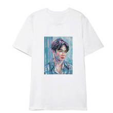 kpop EXO SUHO Summer new streetwear fashion female T shirts Women Harajuku O-neck Short Sleeve Tshirt Girl Tops White Tee Shirts 2024 - buy cheap