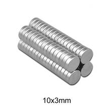 20/50/100/200/300pcs 10*3 mm Permanent NdFeB Super Strong Powerful Magnets 10x3 mm N35 Round Magnets 10x3mm Neodymium Magnet 2024 - buy cheap
