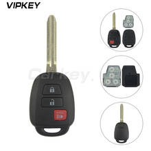 Remotekey car key for Toyota RAV4 TACOMA 3 button 314.4mhz Hyq12bdp H Chip Remote Key Fob control TOY43 blade 2024 - buy cheap