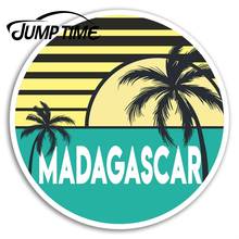 Прикольная виниловая наклейка Jump Time на Мадагаскар, наклейка «Путешествие» наклейка на ноутбук, багаж, автомобиль, забавная наклейка на багажник 2024 - купить недорого