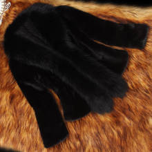 JAYCOSIN Elegant White shaggy women faux mink fur coat streetwear Autumn winter warm plush coat Female plus size overcoat party 2024 - buy cheap