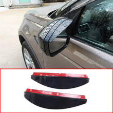 2pcs Car Rearview Mirrors Rain Shade Rainproof Eyebrow Cover For Land Rover Discovery Sport,For Range Rover Evoque Velar 2014-20 2024 - buy cheap