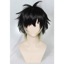 Anime Slow Damage Towa Cosplay Wig Black Short Wig Heat Resistant Synthetic Hair 2024 - buy cheap