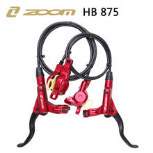Zoom HB-875 mountain bike kit de freio hidráulico 800/1400mm mtb freio a disco pressão óleo da bicicleta conjunto dianteiro e traseiro peças 2024 - compre barato