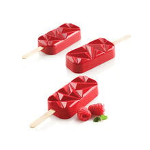 Silicone Ice Popsicle Mold with 12pcs Sticks Diamond Shaped Ice Lolly Form Maker Ice Pop Moulds Tray for Party Bar Decorating 2024 - buy cheap