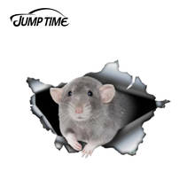 Jump Time-pegatina de ratón para ordenador portátil, calcomanía de vinilo con gráfico 3D de Mascota, para ventana de coche, portátil, parachoques, pegatinas de Animal para coche, 13cm x 8,9 cm 2024 - compra barato