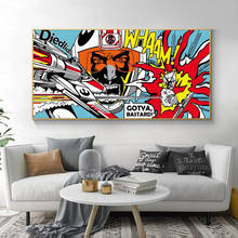 Arte pintura em tela abstrata, tensão de arte, pop art, pintura em tela, imagens para parede da sala, tamanho grande, sem moldura 2024 - compre barato