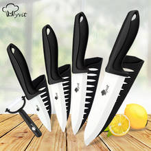 Ceramic Knife Set 3 4 5 6 inch Chef Utility Slicer Paring Ceramic Knives with Peeler Kitchen Knife Zirconia Blade Cooking Cutter 2024 - buy cheap