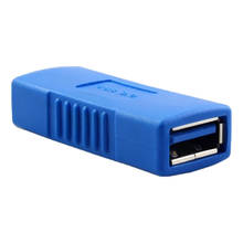 Adaptador USB 3,0 tipo A hembra, acoplador, conector cambiador de género, se une A dos conectores USB 3,0 tipo A hembra 2024 - compra barato