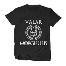 Valar Morghulis T Shirt Men Women T-Shirt  Tshirt Clothing Summer Top GOT Tee Plus Size 2024 - buy cheap