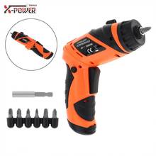 Mini Electric Screwdriver Power Tool 4 x 5AA Dry Cell Type  for Furniture Installation / Screwing / Corner Repair/Wood Punching 2024 - buy cheap