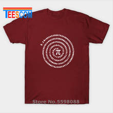 Camiseta holgada de matemáticas para hombre, camisa de estilo Geek con diseño de big bang Theory, número Pi, Tops informales de Nerd, novedad 2024 - compra barato