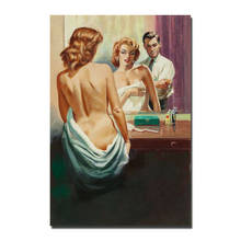 Pinup Sexy Girl 5 Silk Fabric Wall Poster Art Decor Sticker Bright 2024 - buy cheap