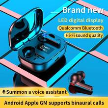 TWS-наушники T28, Bluetooth 5,0, беспроводные наушники-вкладыши с сенсорным экраном, Hi-Fi стерео, объемная музыка 8D 2024 - купить недорого