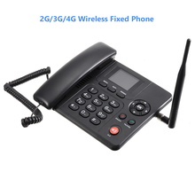 4G WIFI беспроводной стационарный телефон Настольный телефон GSM SIM-карта ЖК-дисплей для офиса дома колл-центра компании отеля 2024 - купить недорого