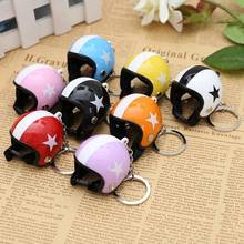Creative Motorcycle Safety Helmets Car Auto Five-star Keychain Pendant Classic Key Ring Keyfob Casque Holder Car Accessories 2024 - buy cheap