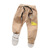 New Children Clothes Spring Autumn Kids Boys Girls Letter Elastic Band Leisure Pants Baby Toddler Cotton Infant Fashion Trousers 2024 - buy cheap