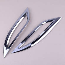 1 Pair Car Stytling Rear Fog Light Cover Trim ABS Chrome Molding Fit for Hyundai Sonata i45 YF 2011 2012 2013 2014 Accessories 2024 - buy cheap