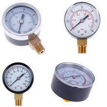 Manómetro de baja presión para combustible, aire, aceite, Gas, agua, medición de 22/25/40/50mm de diámetro, 1 unidad 2024 - compra barato