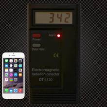 Detector de radiação eletromagnética lcd digital emf medidor dosímetro testador dt1130 2024 - compre barato