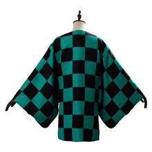 Anime Costume Demon Slayer Cosplay Tanjirou Kamado Cosplay Costume Kimetsu no Yaiba Men Kimono Costume Halloween 2024 - buy cheap