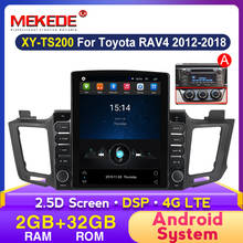 Mekede-sistema multimídia automotivo para toyota rav4, xa40, 5 xa50, 2006-2011, rádio, reprodutor de vídeo, navegação gps, dsp, 4g, lte, 2 gb de ram e 32 gb de armazenamento, android 2024 - compre barato