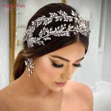 YouLaPan HP308 Elegant Rhinestone Bridal Headpiece Bridal Tiaras Wedding Hair Jewelry Bridal Crown Crystal Headbands 2024 - buy cheap