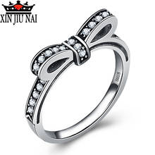 Anel 925 de prata brilhante, anel de casamento vintage para mulheres, cristal 925 de prata, joias originais 2024 - compre barato