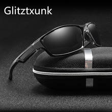 Glitztxunk Polarized Sunglasses Men Brand Designer Travel Male Black Mirror Sun Glasses Driving Anti-UV Oculos De Sol Masculino 2024 - buy cheap