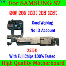 Оригинальная разблокированная материнская плата для Samsung Galaxy S7 edge G935F G935FD G930F G930FD, европейская версия материнская плата с чипом, бесплатная доставка 2024 - купить недорого