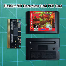 Vectorman-2 Flashkit MD sin electrodos, tarjeta PCB dorada, Cartucho de juegos MD de 16 bits para consola MegaDrive Genesis 2024 - compra barato