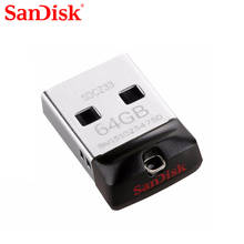 Sandisk-mini pendrive, original, com capacidade de 64gb, 32gb, 16gb, 8gb, para entrada usb 2024 - compre barato