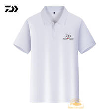 2020 Daiwa Men's Outdoor Fishing Short Sleeve T-shirt Sports Running Quick-drying T-shirt Summer Lapel Breathable Casual T-shirt 2024 - buy cheap