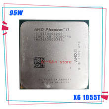 AMD Phenom II X6 1055T X6-1055T 2.8G 95W Six-Core CPU processor HDT55TWFK6DGR Socket AM3 2024 - buy cheap