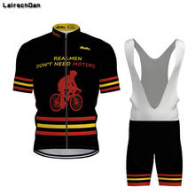 SPTGRVO-Conjunto de ropa de ciclismo para hombre, camiseta y pantalones cortos transpirables 9D, color negro, 2020 2024 - compra barato