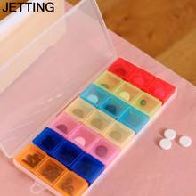 Week 21 Compartment Pill Box Container For Medicine 7 Day Pill Medicine Tablet Pill Case Box Splitters Dispenser Organizer Case 2024 - buy cheap