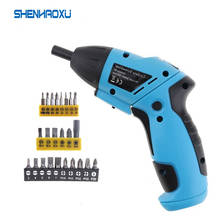 6V Battery Electric Screwdriver mini Cordless Drill Wireless Power With LED Light Multi-function DIY Power Tools 10 Bits 2024 - buy cheap