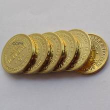 6PCS (1881-1885) Gold Plated Dashed Edge Alexander III 5 ROUBLE Russian Copy Coins 2024 - buy cheap