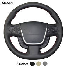 Car Auto Steering-Wheel Cover For Peugeot 508 2011-2018 508 SW 2011-2018 Funda Volante Stuurhoes 2012 2013 2014 2015 2016 2017 2024 - buy cheap