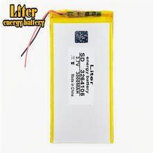 Bateria de polímero de li-po de 9 polegadas bateria de tablet interna bateria recarregável 3.7v 3000mah 3264105 2024 - compre barato