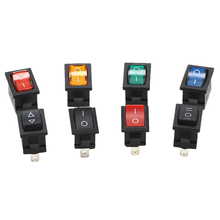 KCD1 2PIin 3Pin  Car Rocker Switch 6A/10A 250V/125V AC Red Yellow Green Blue black Button Best Price KCD1 2024 - buy cheap