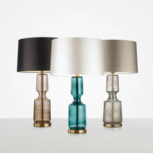 Americano simples lâmpada de mesa arte vidro americano sala estar modelo quarto sala estar estúdio moda lâmpadas 2024 - compre barato