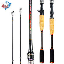 RoseWood Spinning Fishing rod 2.1m 2.4m 2 tips M/MH Power surf casting rods fast hard Fishing Pole for Bass Pike Fishing tackle 2024 - buy cheap