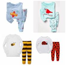 New Design Crianças Pijamas Para Menino Dos Desenhos Animados 2 pçs/set Algodão Quente Pijamas Crianças Pijamas Do Bebê Meninas Ternos de Roupa Interior de Inverno 2024 - compre barato