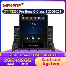Mekede-rádio automotivo, hd ips, tela de 9.7 polegadas, tesla, para benz c-class 3, w204, 2006-2011, android, reprodutor multimídia, navegador gps, dsp, sem dvd 2024 - compre barato
